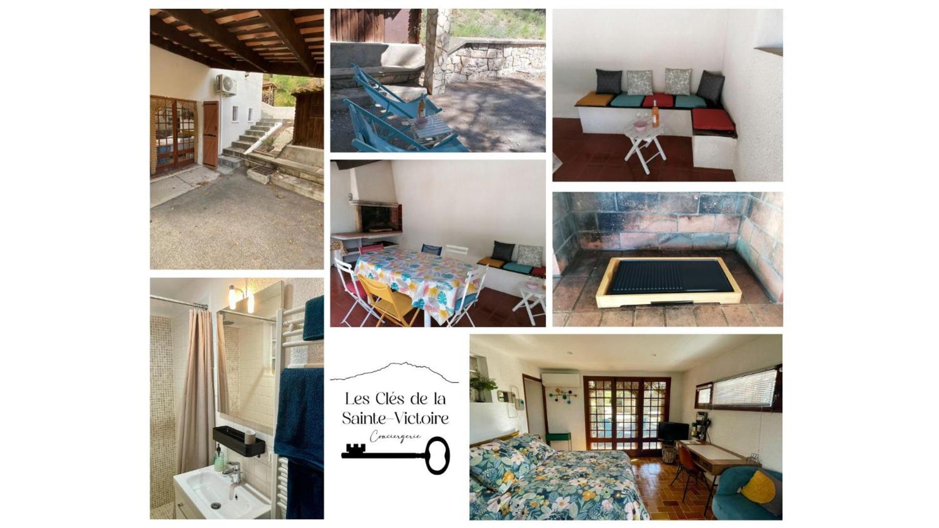 Studio Meyreuil-Terrasse-Au Calme En Campagne-Clim Ngoại thất bức ảnh